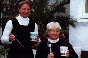 Peter Sterling and Paul Vautin on The Footy Show.
