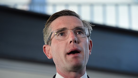 NSW Treasurer Dominic Perrottet said he could have chosen his words better after last month praising icare's senior management for doing a "superb job".