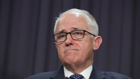 Malcolm Turnbull faced sustained attack from Tony Abbott.