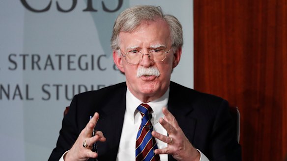 Former US national security adviser John Bolton.