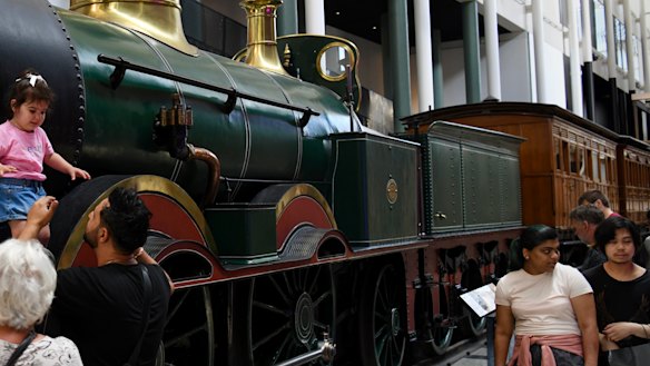 The Locomotive No 1 was displayed at the Powerhouse Museum Ultimo before closure. 