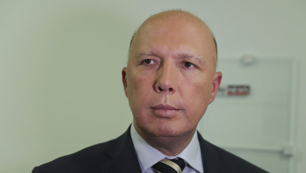 Home Affairs Minister Peter Dutton says it was the "first arrest on coronavirus welfare fraud".
