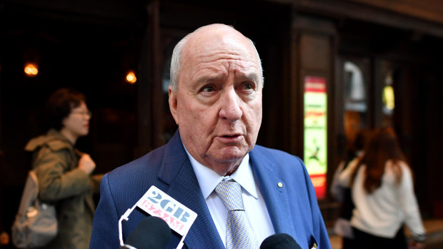 Alan Jones held a stake of about 1.3 per cent in Macquarie.
