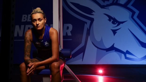 Former Magpie Moana Hope has been revitalised after joining North Melbourne.