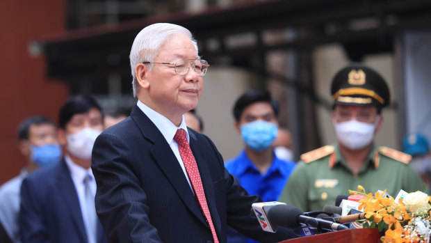 Vietnam Komünist Partisi Genel Sekreteri Nguyen Phu Trong, yolsuzlukla mücadele kampanyasına öncülük etti.