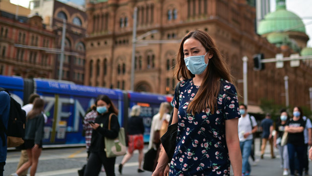 The NSW government imposed a mandatory mask policy in public indoor areas but did not lock down Sydney.