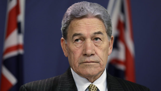New Zealand Foreign Minister Winston Peters.