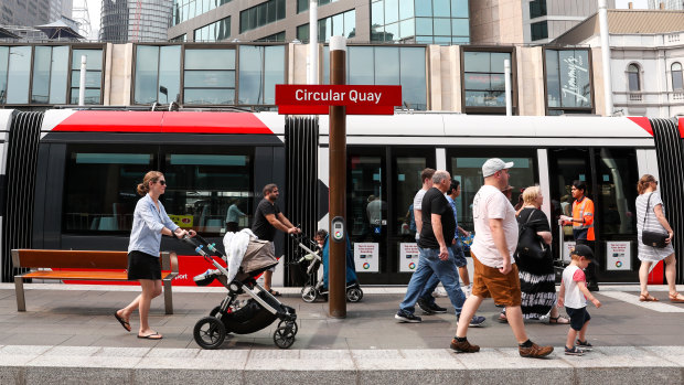 More than 115,000 people travelled on the light rail line for the first time at the weekend. 