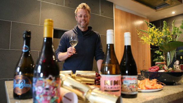 Chief executive of Vinomofo, Justin Dry, has seen online wine sales soar. 