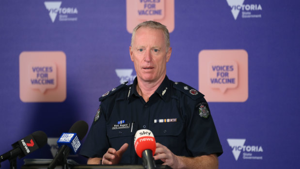 Victorian Police Deputy Commissioner Rick Nugent. 