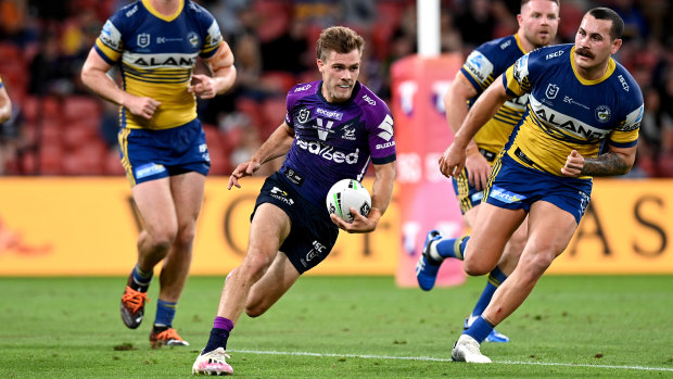 Ryan Papenhuyzen was in sublime touch against the Eels on Saturday night.