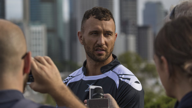 Club land: Quade Cooper is playing in Brisbane club rugby, despite being paid $800,000 a year by the Queensland Reds and ARU.