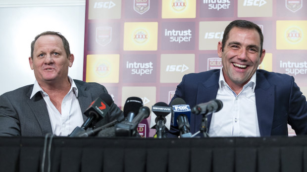 Calling time: Cameron Smith announces his retirement from representative football. 