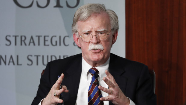 Former US national security adviser John Bolton.