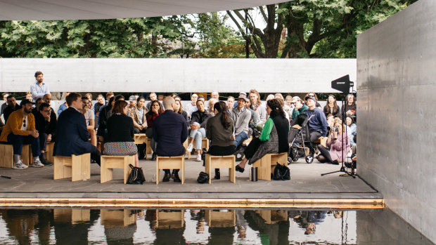 An event at the MPavilion, which will be extended until June 2025.