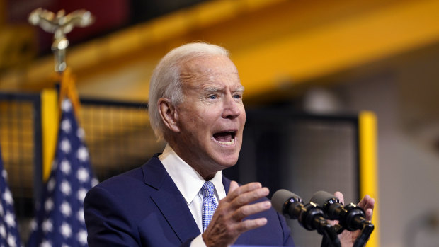An Emerson College poll released late last week showed Joe Biden leading Trump by just two percentage points.