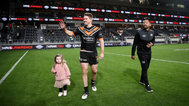 Nrl 2020 Why Benji Marshall Didn T Want His Family With Him At His Last Wests Tigers Game