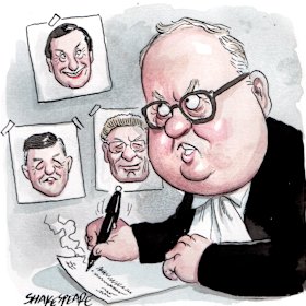Geoffrey Watson SC. Illustration: John Shakespeare
