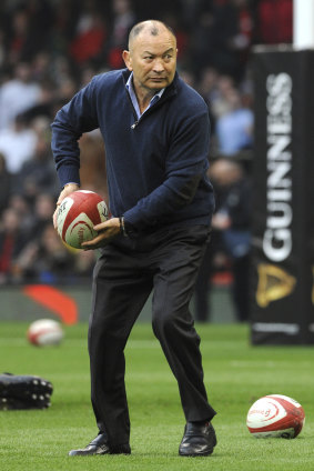 England rugby coach Eddie Jones before his side played Wales in February.