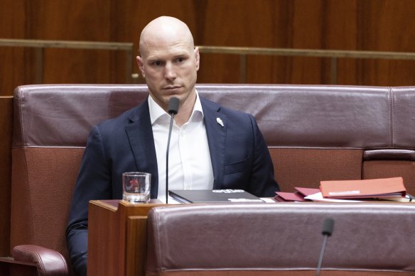 Senator David Pocock singled out native forest logging as a key environmental threat that must be addressed if Australia is to hold up its end of the global biodiversity agreement.