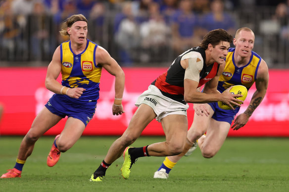 Mid-season draft pick Durham is making a big impact at Essendon.