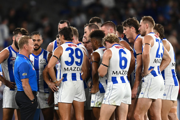 North Melbourne were no match for the Dogs despite a mini-revival in the second quarter.