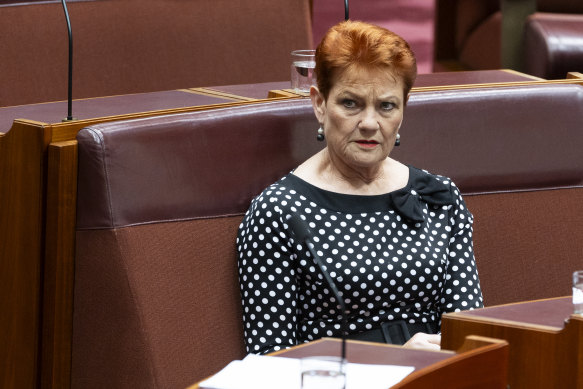 Senator Pauline Hanson.