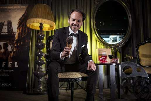 Bring out the Choc Tops: Palace Cinemas chief Benjamin Zeccola at Cinema Como in South Yarra.