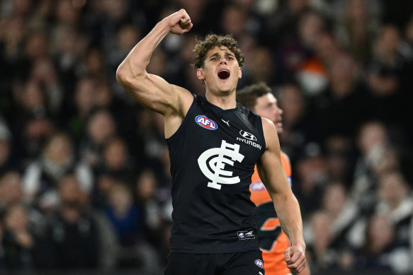 Charlie Curnow is now a two-time Coleman medallist.