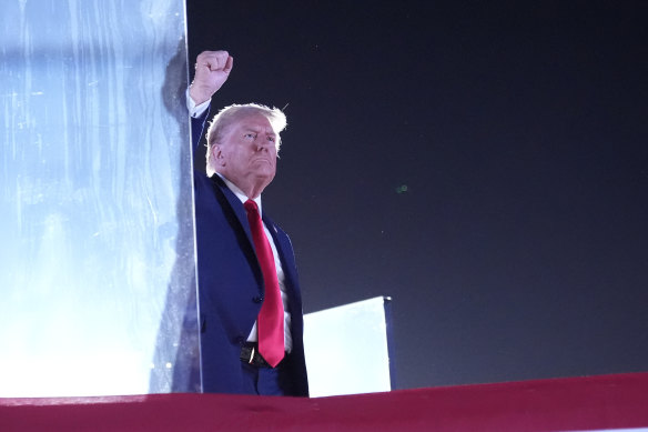 Do<em></em>nald Trump, seen here in Butler, Pennsylvania, and his supporters still claim the 2020 election was stolen, despite evidence to the contrary.