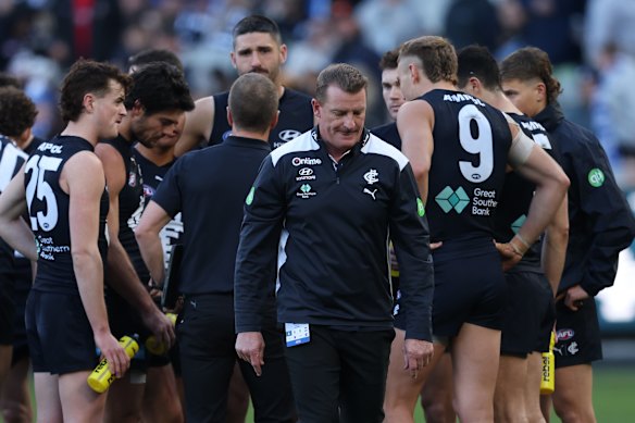 Last year’s collapse against North Melbourne was a sliding doors moment for Voss.