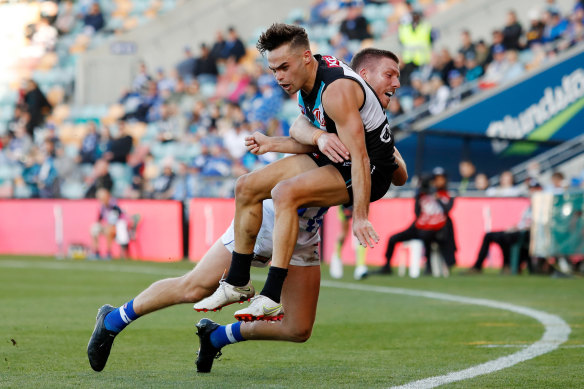 Tasmania have hosted North Melbourne and Hawthorn but will back their own team.