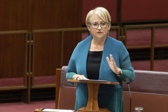 Senatorul Barbara Pocock.