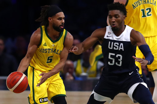 Australia’s Patty Mills in 2019.