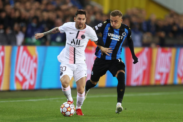 Lionel Messi started for the first time alongside fellow superstars Neymar and Kylian Mbappe.