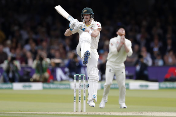 Steve Smith batting during his rampant 2019 Ashes tour.