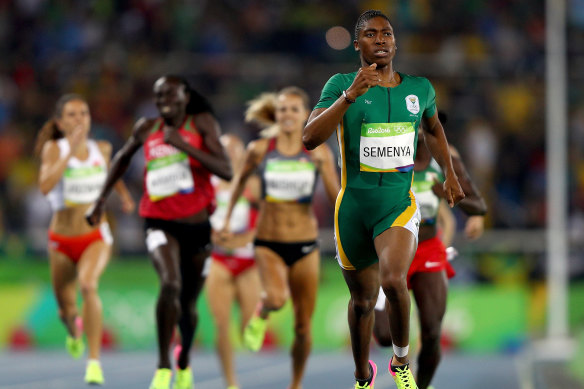Caster Semenya’s (front) chances of defending her Rio 800m gold are all but over.