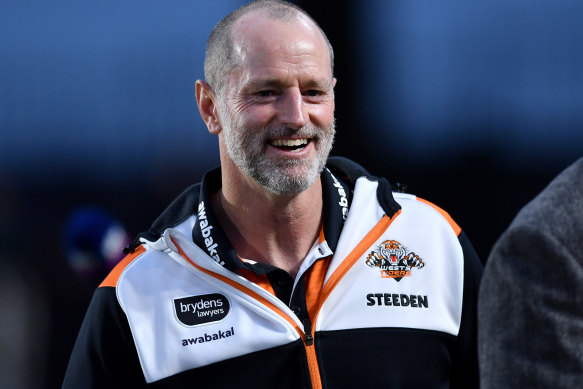 Former Wests Tigers coach Michael Maguire has been offered the Blues coaching job.