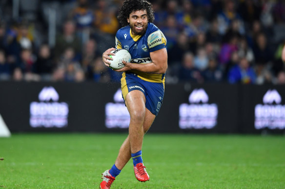 Eels forward Isaiah Papali’i.