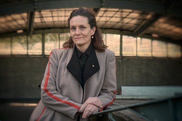 Arts Centre Melbourne chief executive Claire Spencer at the Sidney Myer Music Bowl.