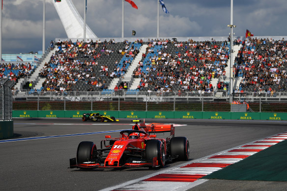 Charles Leclerc took his sixth pole of 2019 with a blistering lap of the Sochi Autodrom on Saturday.