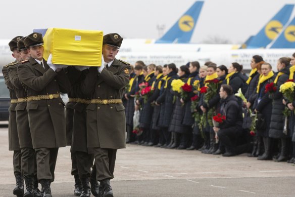 The bodies were brought home in an emotional repatriation ceremony.