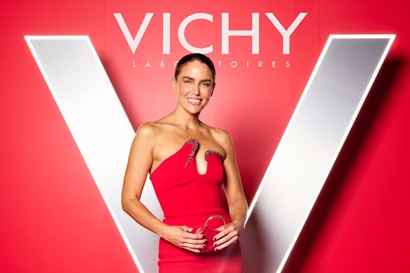 Australian model and actor Jodi Gordon, ambassador for Vichy Laboratories.