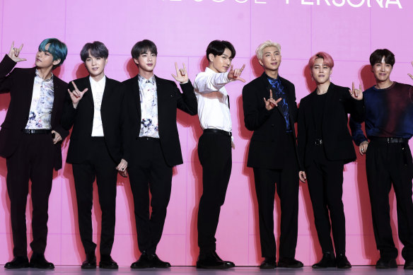 K-pop group BTS. Milei’s running mate Victoria Villarruel likened the band’s name in 2020 to a sexually transmitted disease.