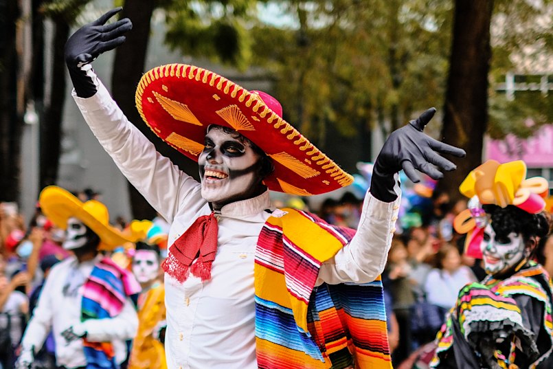 Mexico City and its lust for life – ironically celebrated on the Day of the Dead.