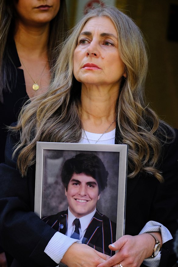 James’ mother, Venetia.