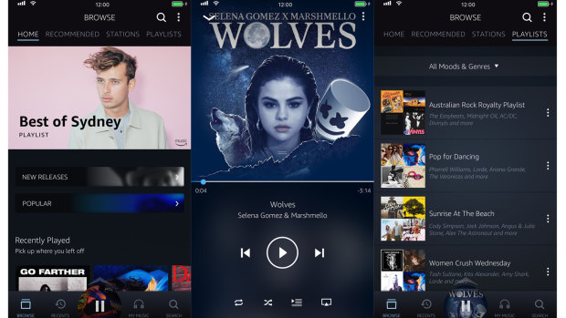 Amazon Music offers a fully-featured smartphone app.