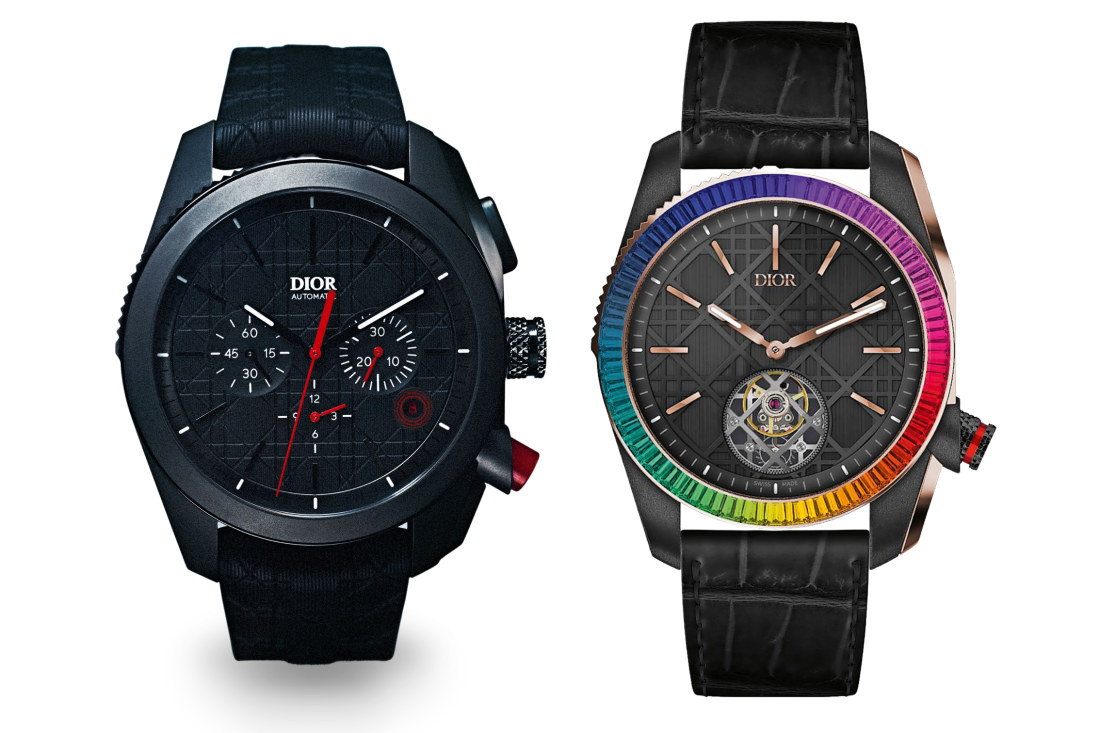 Christian Dior - 【hiro☆】 CD084840R001 Christian Dior Chiffre Rouge Black Dial
