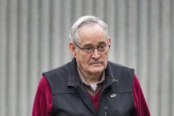 Ian Wilkinson outside court on Friday.