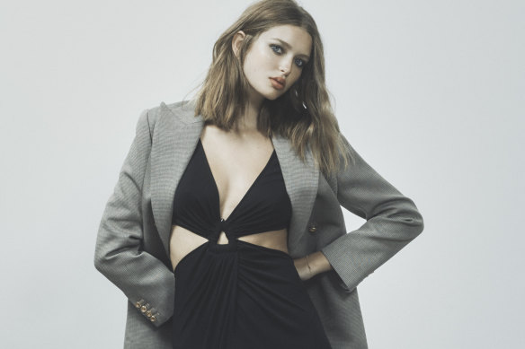 Five ways to wear a blazer over an evening dress